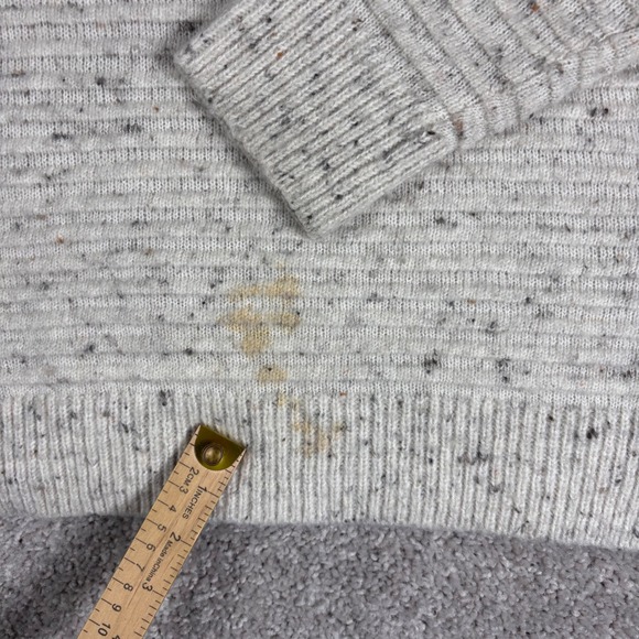 Madewell‎ Women Speckled Turtleneck Sweater Cream Multi Color Size M (READ) - Picture 2 of 11